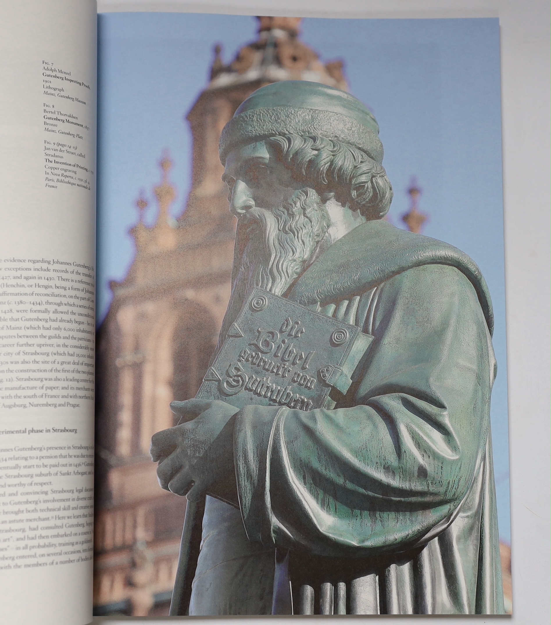 Fussell, Stephan (editor) - The Gutenberg Bible, 2 vols, a facsimile of the 1454 edition, with accompanying booklet, Taschen, Cologne, 2018.